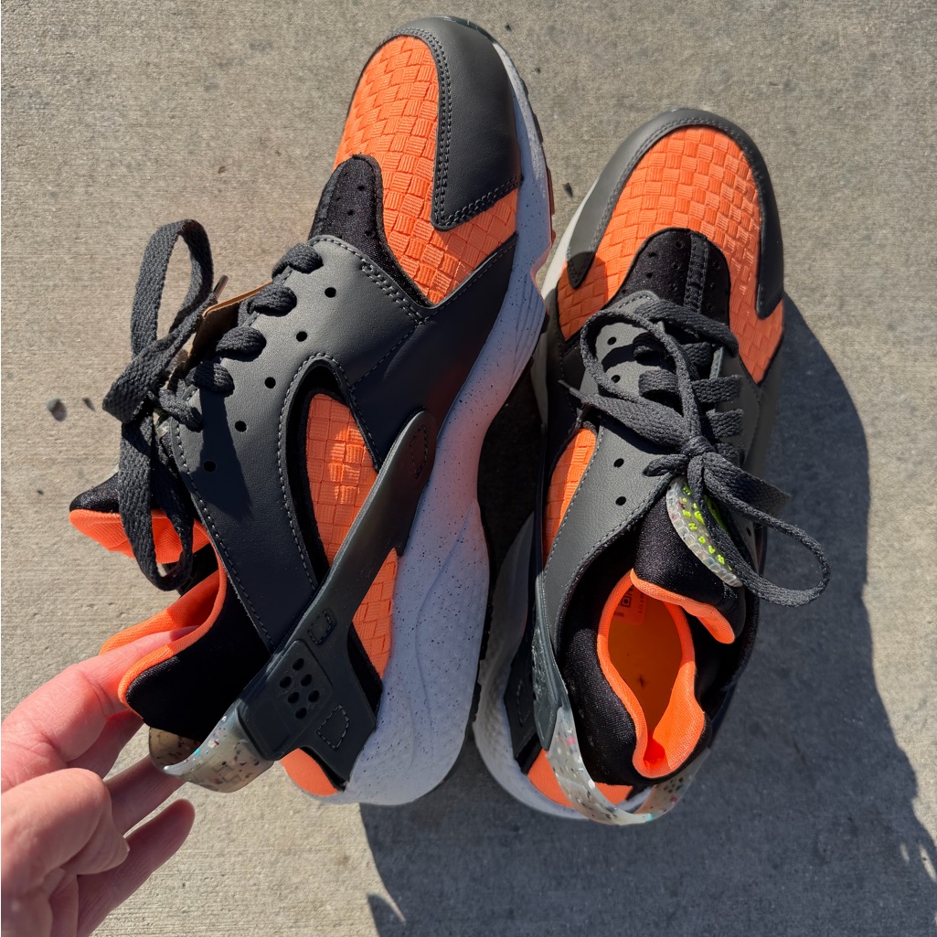Nike Air Huarache Crater Prm Volt Atomic Orange Men&acirc;s 105